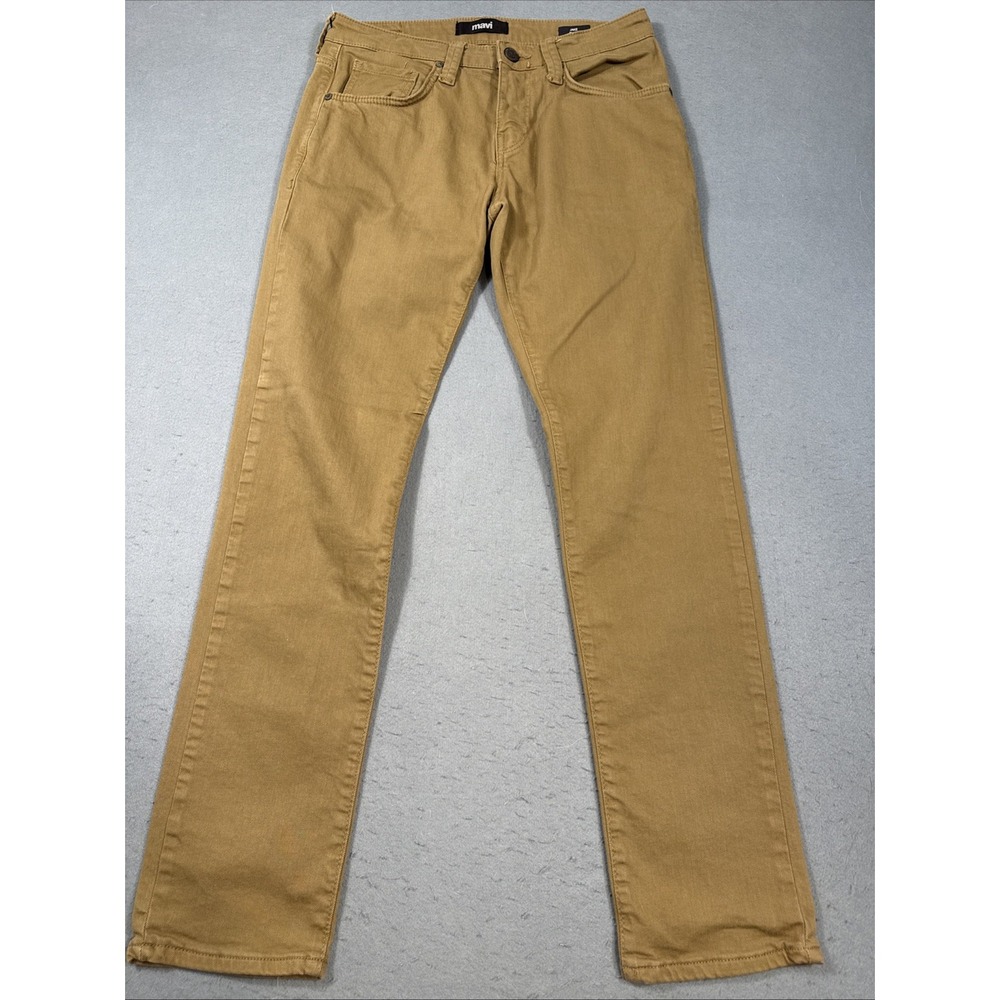 Mavi Jeans Co 31 x 32 Jake Slim Leg Charcoal BROWN Stretch 5 Pocket Flex Jeans
